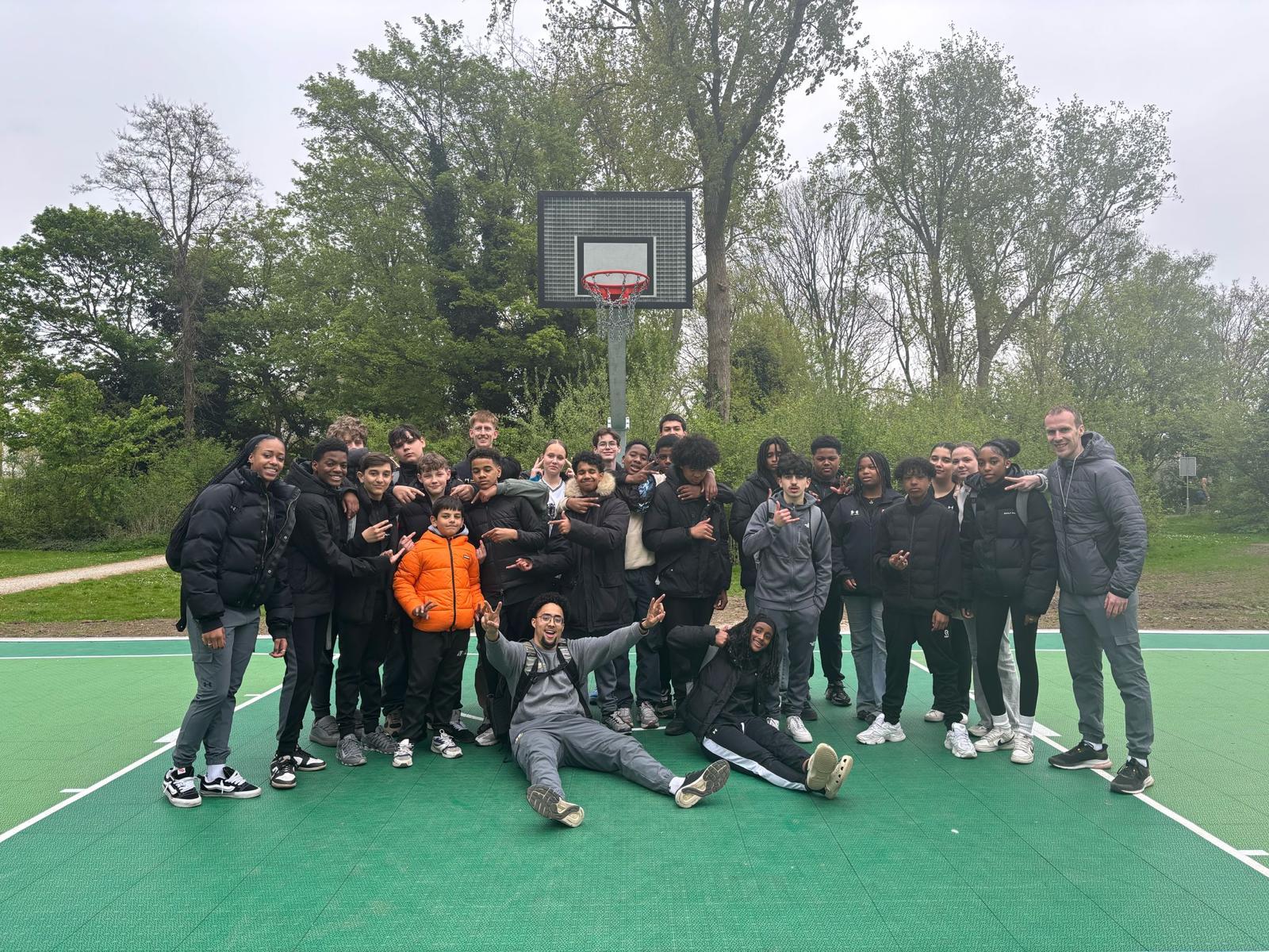 3x3 basketbalveld Schiedam YETS Foundation
